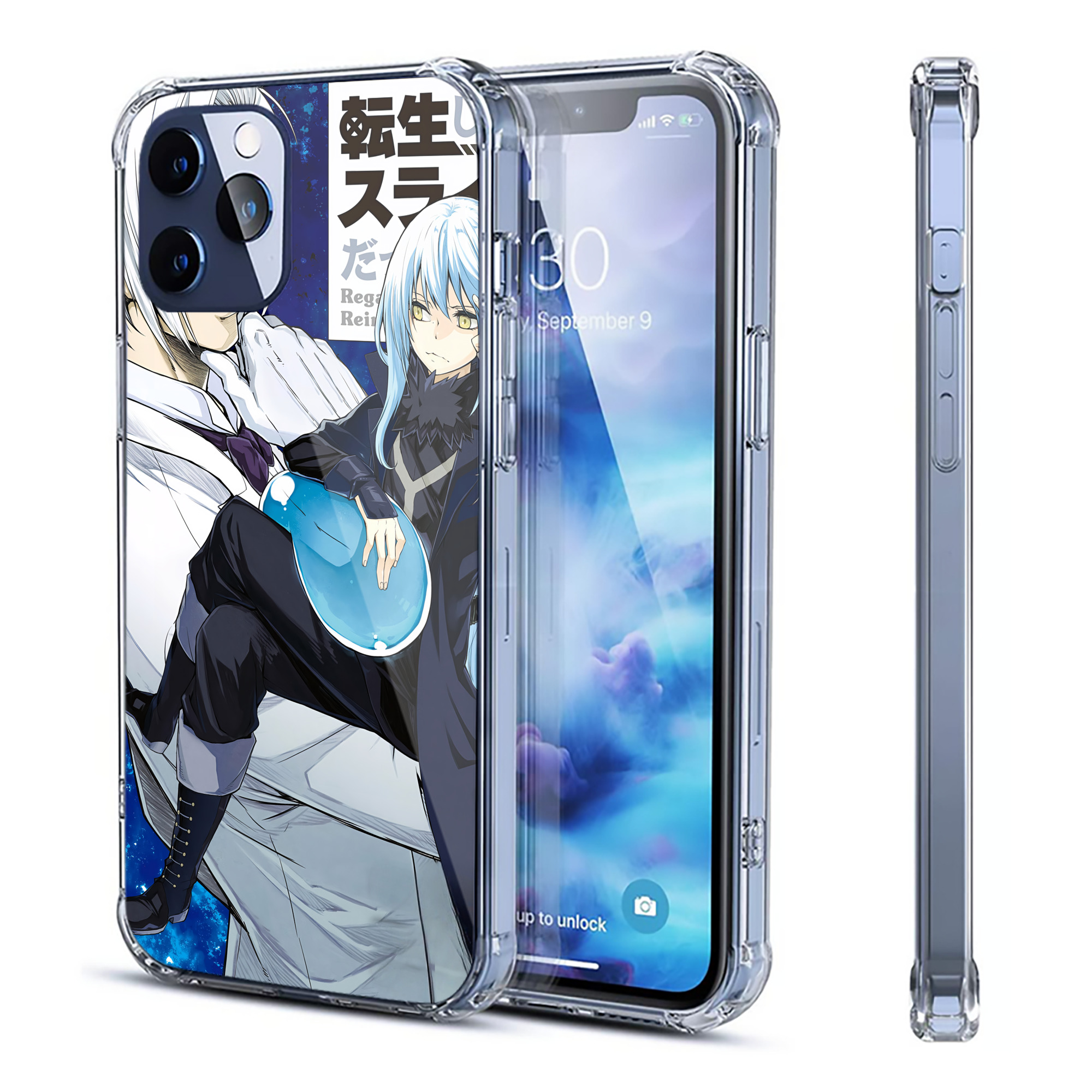 （画像用） 転スラ Regarding Reincarnated to Slime 【iPhone 12シリーズ対応】透明スマホケース（クリアソフトケース）